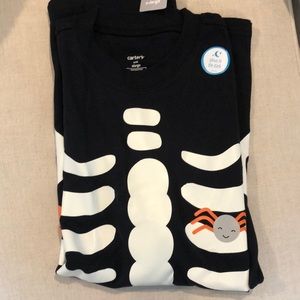 Carter’s adult Halloween Skeleton PJs